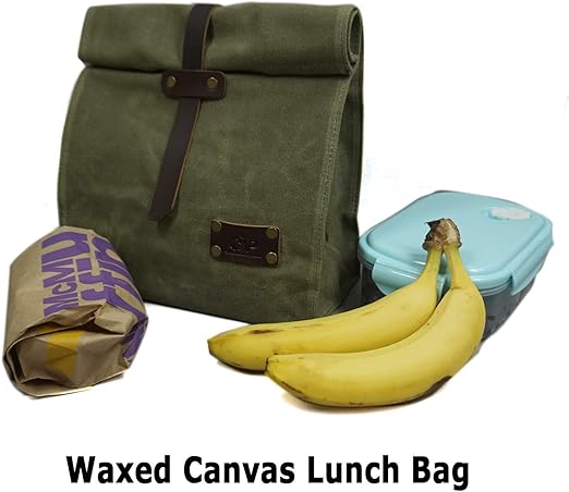 leather lunch bag
