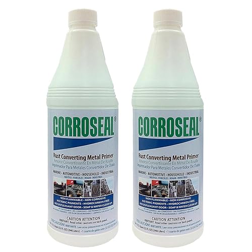 Corroseal Rust Converter & Metal Primer – Stops & Prevents Corrosion on ...