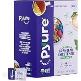 Pyure Organic Stevia Packets | Zero Calorie Sweetener For Coffee, 240 Count | Zero Calorie Organic Stevia Packets For Coffee, Tea, Baking, Keto, Paleo, Diabetic Diets, Lunchboxes, Travel, And Office