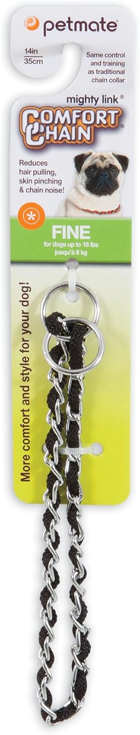Amazon Com Petmate Comfort Chain Dog Collar 4mm X 30 Black