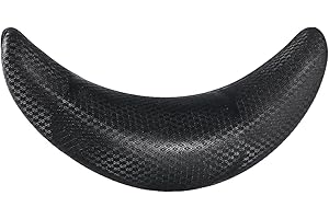 ROSENICE Shampoo Bowl Gel Neck Rest Silicone Hair Wash Gel Neck Pillow Salon Hair Shampoo Bowl Gripper for Hairdressing Hair Washing Sink Basin Tool 18x11x7.5cm (Black)