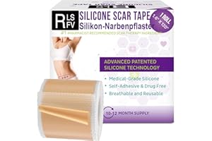 Scar Silicone Gel Sheets for Stretch Marks: Advanced Scar Removal Sheets for Old and New Scars from Surgery - C Section - Bur