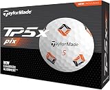 TaylorMade TM24 TP5x Pix Golf Balls 12 Pack White