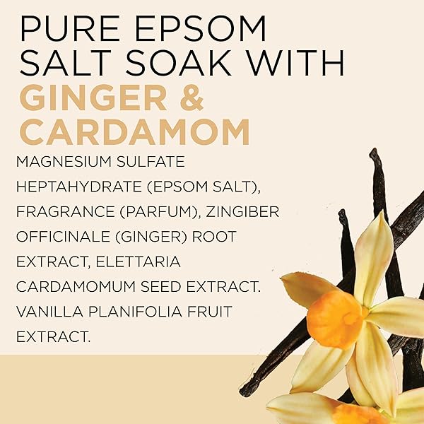 DR TEAL’S EPSOM SALT MAGNESIUM SOAK, LIMITED EDITION COZY VANILLA SEASON, 3LBS