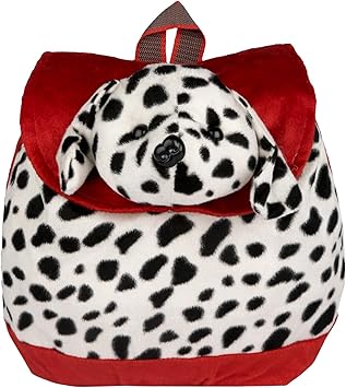 New Rakshak Dog Cartoon School Bag for Kids/Baby/Boys/Girls (Red and White) by The Lovely Toys