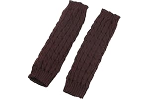 Women ' S Autumn Winter Leg Warmers Sweet Decorated Knitted Warmer Comfortable Fit Oversleeves for Women Girls