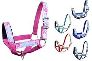 Paris Tack Double Layer Heavy Duty Padded Overlay Printed Nylon Cow Halter - 6 Month Warranty