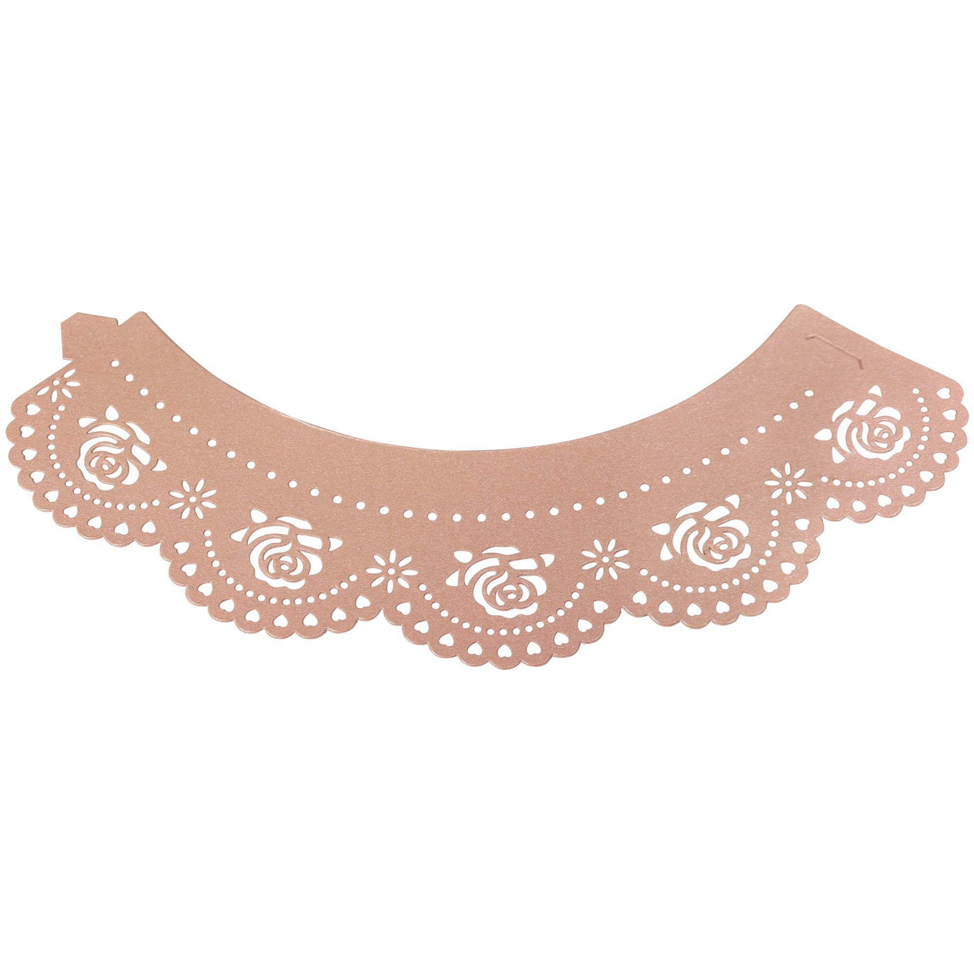 PME Pink Rose Cupcake Wrappers, Pack of 12