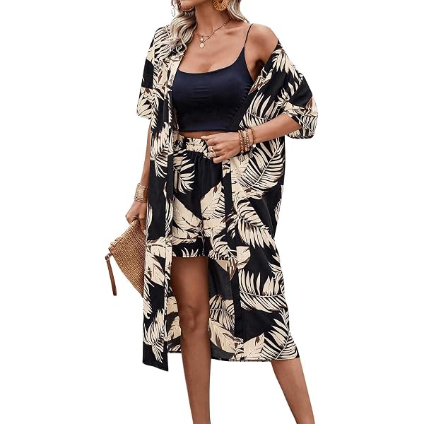 WDIRARA Women's Off Shoulder Printed Romper - High Waist Half Sleeve Jumpsuit For Casual Outings - View #2