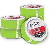 enKo [6 Rolls, 2100 Labels] Address, Shipping & Barcode Labels 30252 - Green (1-1/8" x 3-1/2") Compatible for Dymo LabelWriter & Rollo Printer