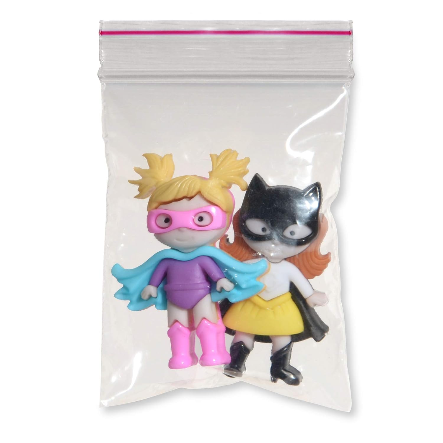 Universal Packaging 1.5 x 2 Inch Zip Top Resealable Clear Poly Plastic Storage Bags, 2.0 Mil, Reclosable, Ziplock, Zipper Lock Seal Travel Baggies (100 Bags): Home Improvement