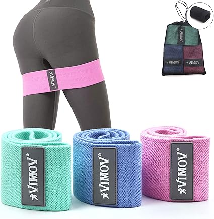 VIMOV Bandas de Resistencia de Tela Booty Bands/Bandas Elasticas ...