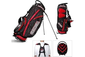 Team Golf NCAA Fairway Golf Stand Bag, Lightweight, 14-Way Top, Spring Action Stand, Insulated Cooler Pocket, Padded Strap, Umbrella Holder & Removable Rain Hood