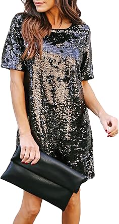 short bodycon sequin dress