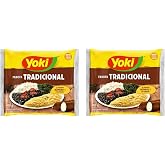 Yoki Seasoned Cassava Flour Farofa de Mandioca Pronta 400g, 14 Ounce (2 Pack)