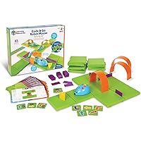 Learning Resources Code & Go Robot Mouse Activity Set - 83 pieces, Ages 4+ Coding Robot For Kids, STEM Toys For Boys And Girl