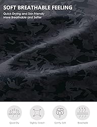 Soothfeel High Waisted Athletic Running Shorts for