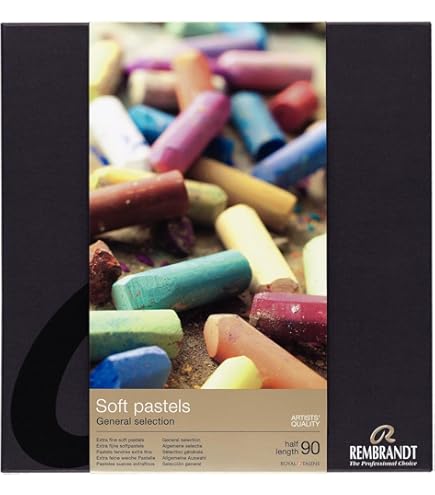 Amazon.com: Rembrandt Soft Pastel Wood Box Excellent Set, 225