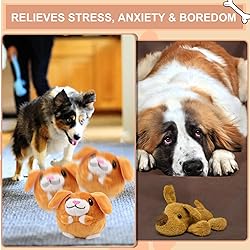 BABORUI Interactive Dog Toys Puppy, Jumping Squeaky