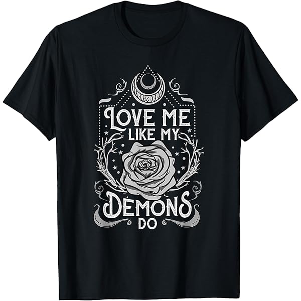 Amazon.com: Love Me Like My Demons Do I Creepy Cute Goth Girl T