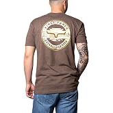 Kimes Ranch Men&rsquo;s Wood Stamp T Shirt Western Graphic Tee Cotton Blend Short Sleeve Casual Western Shirt