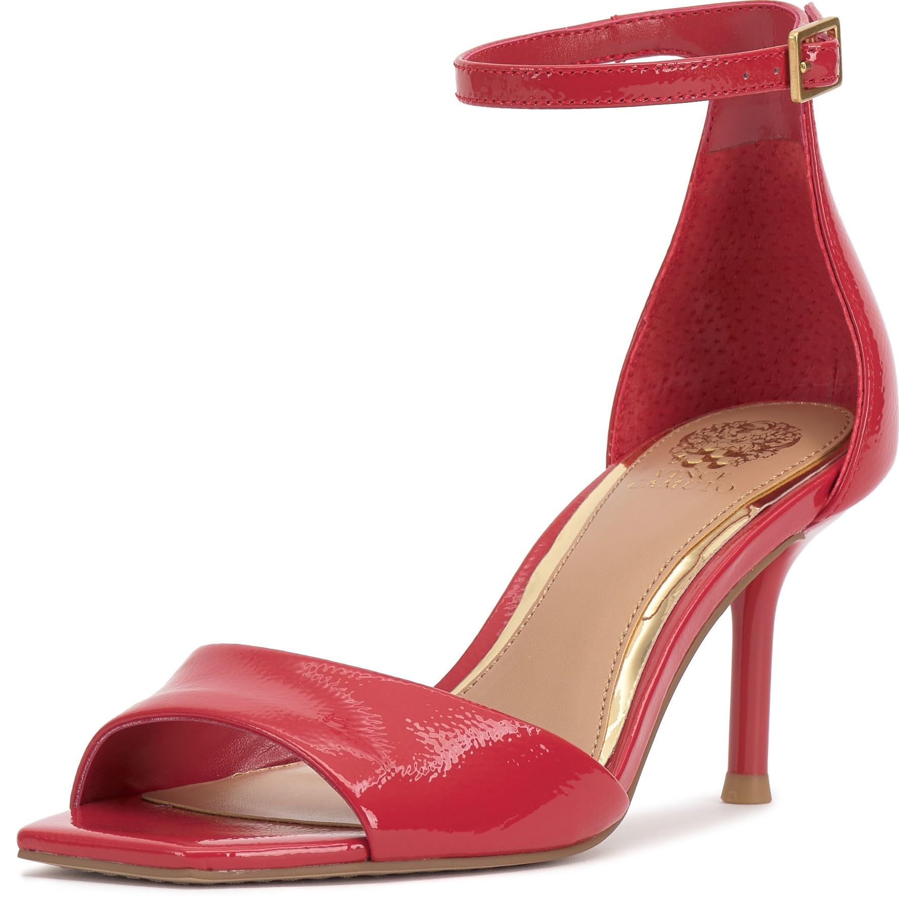Vince Camuto Women's FEBE Heeled Sandal, Salsa, 11