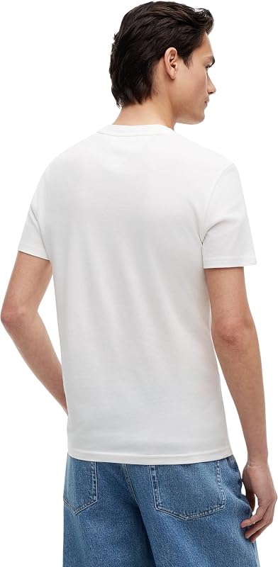 Homme TJM Xslim 2pack Jersey Tee Ext Dm0dm20687, Multi (Ecru/Ecru), 4XL — photo 3 sur 6