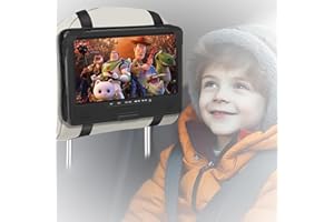 Jekero Car Headrest Mount Holder Strap for Swivel and Flip Style 12.5 inch Portable DVD Player - 10 Inch to 10.5 Inch Screen