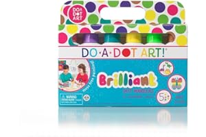 DO.A.DOT ART! Do A Dot Art! Brilliant Colors 6 Pack Washable Paint Dot Markers Daubers for Children, The Original Dot Art Marker