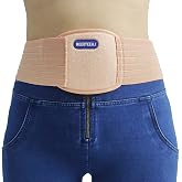 HEERTEEAJ Umbilical Hernia Belt | Abdominal Hernia Belt for Men &amp; Women | Belly Button Umbilical Hernia Binder w/ 1 Hernia Compression Pads | Ventral, Epigastric &amp; Post Surgery Support Belts