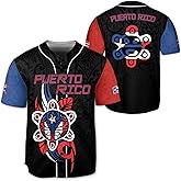 Puerto Rico Shirt, Puerto Rico Baseball Jersey, Baseball Jersey Men, Jerseys for Mens