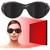 FreeMascot Red Light Therapy 200nm-2000nm Safety Glasses For Laser Cosmetology Operator Eye Protection and Laser Hair Removal