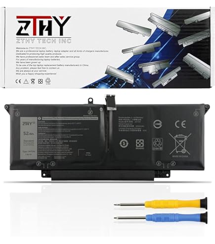 Amazon.com: 7FMXV 63Wh Laptop Battery - Replacement for Dell