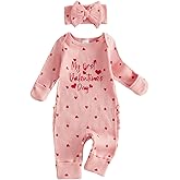 citgeett My First Easter Baby Girl Outfit Carrot Onesie Easter Romper Jumpsuit Infant Newborn Girl Outfits Clothes