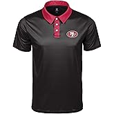 foco Men's NFL Team Logo Polo Short Sleeve Polyester Shirt