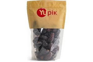 Yupik Organic Medjool Dates with Pits, 1 kg, Non-GMO, Gluten-Free, Vegan, Kosher, Dried Fruits, Naturally Sweet, Sulphite-Fre