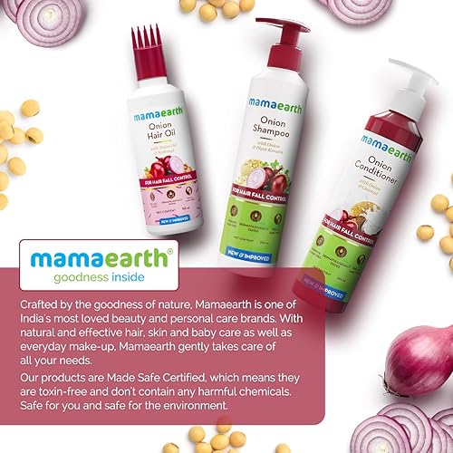 Mamaearth Onion Hair Care Kit Hair Fall Control with 150ml Onion