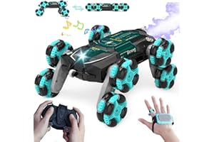 ATHLERIA 8WD Gesture Sensing Rc Stunt Car Toys for Ages 8-13,Hand Remote Control Cars-Double Sided 360°Rotating,Coolest Christmas Birthday Gifts Ideas for Boys Girls Kids Teens 8 9 10 11 12+ Year