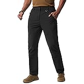 Libin Mens Hiking Pants Lightweight Tactical Cargo Pants Quick Dry Water Resistant Stretchy Straight Leg Travel Trousers