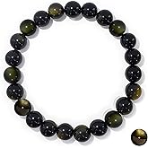 Clilopoal Healing Crystal Bracelets for Women Natural Stone Beaded Stretch Bracelet Handmade Gem Semi Precious Gemstone 8mm Round Beads Yoga Anxiety Stress Relief Bracelet Jewelry Gifts