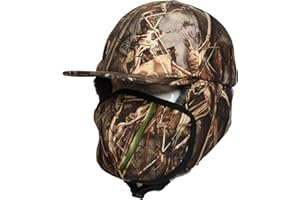 EDTREK Waterproof Trapper Hat with Face Mask for Coldest Conditions - Backcountry Winter Bomber Hat