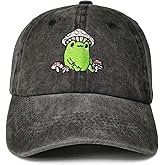 Enodtter Frog with Mushroom Baseball Hats