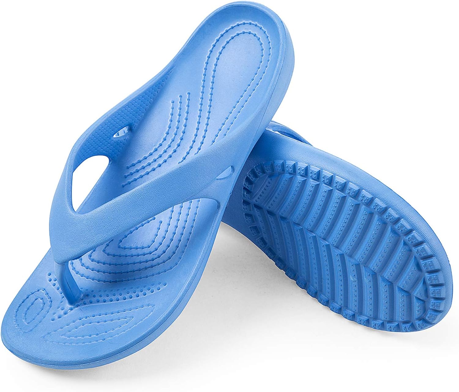  | Temi Women's Flip Flops, Soft Lightweight Sandals for Women Anti Slip Casual Slippers Shower Beach Pool Bathroom Flat Slides Shoes | Slides