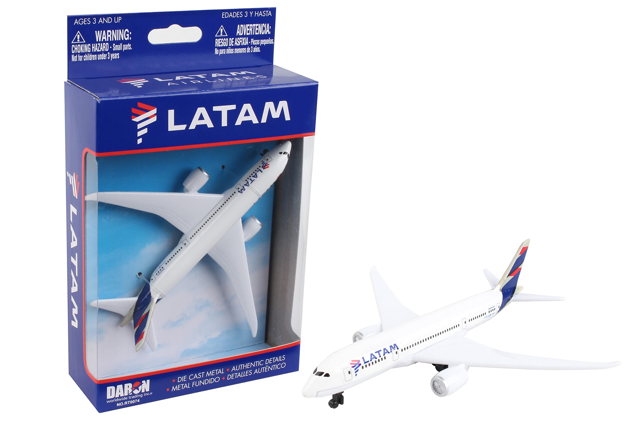 Daron RT0074 Latam Single Diecast Toy Plane