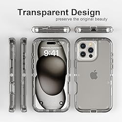 Follaroma for iPhone 16 Pro Max Case, Heavy Duty