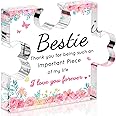 Best Friend Bestie Gifts for Women – Puzzle Piece Acrylic Plaque, Heartfelt BFF Soul Sister Keepsake, Gift idea for Mom Friends & Work Bestie, Unique Birthday & Mother's Day Friendship Gift 4.7×3.8"