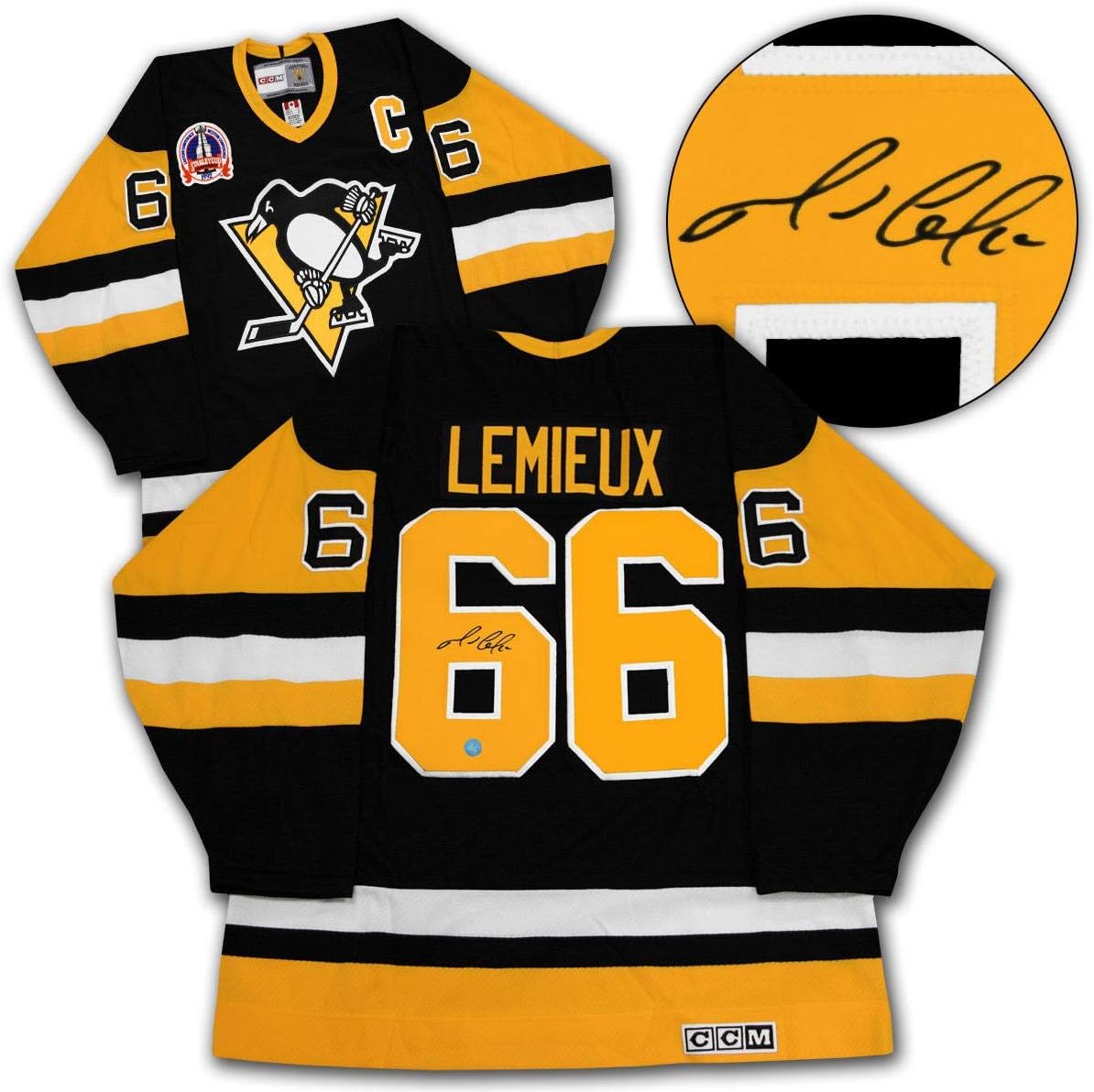 mario lemieux jersey signed