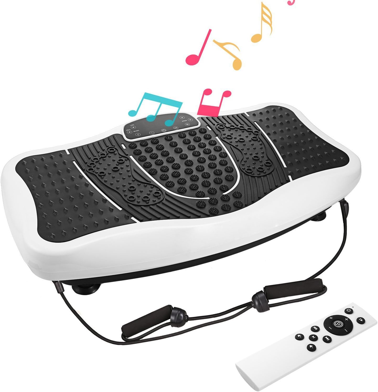 Evokem News Hurtle Vibrating Platform Exercise Machines as Equipment for Home to Balance Your Weight with Remote Controller & Balance Straps [US Stock]