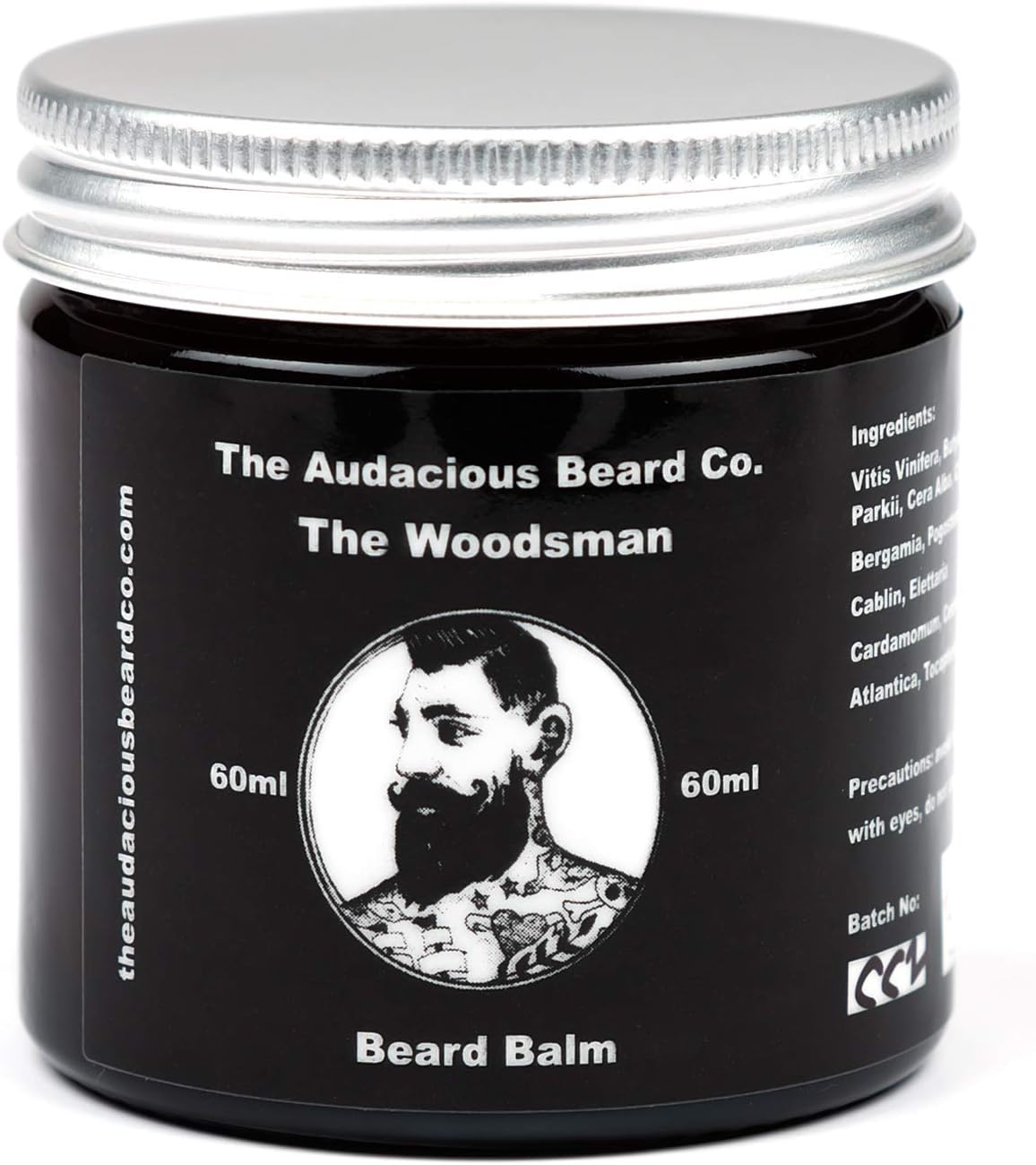 The Woodsman Beard Balm - The Audacious Beard Co, 60 ml (Pack of 1)
