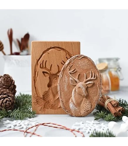 ScrapCooking - Kit De Cortadora Y Embosador De Madera De árbol